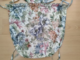 Lote 2 cojines artesanales estampado floral