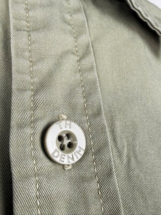 Tommy Hilfiger Denim Camicia Uomo XL Verde Vintage