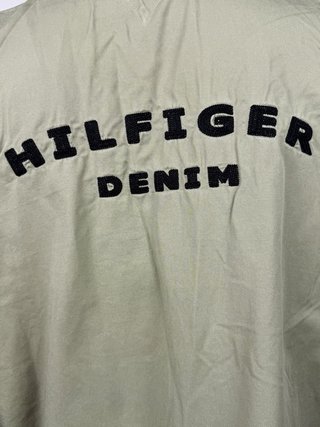 Tommy Hilfiger Denim Camicia Uomo XL Verde Vintage
