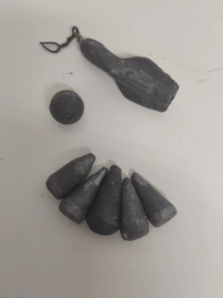 Pesas de plomo para pesca