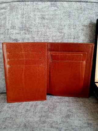 Set Cartera y Llavero Piel Suam Nuevo