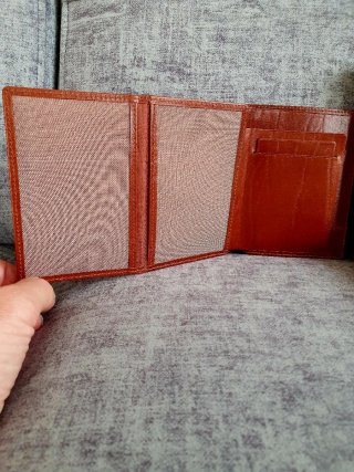 Set Cartera y Llavero Piel Suam Nuevo