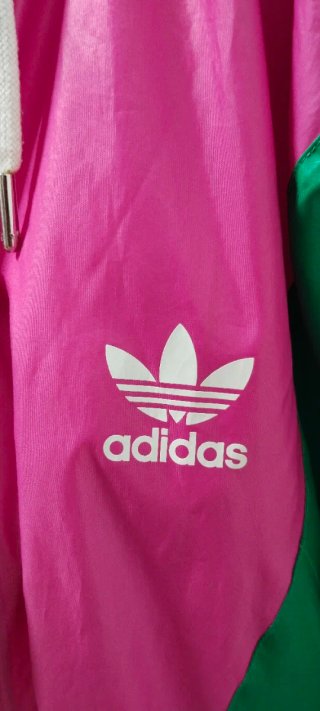 Chaqueta Adidas Verde y Rosa