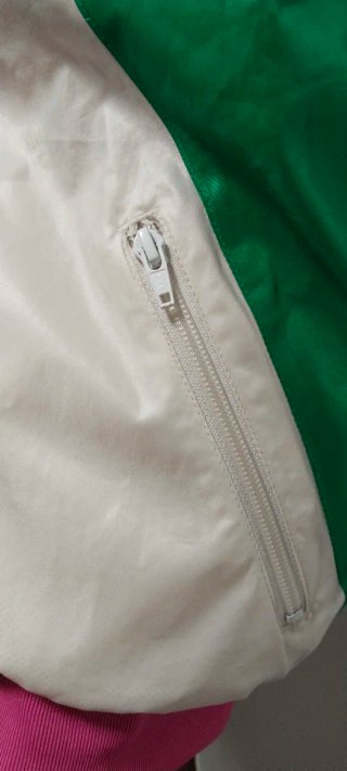 Chaqueta Adidas Verde y Rosa