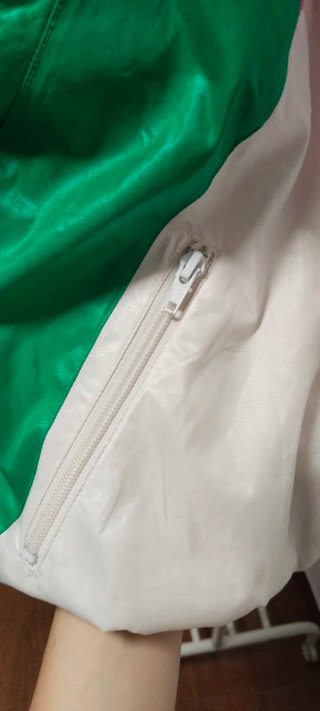 Chaqueta Adidas Verde y Rosa