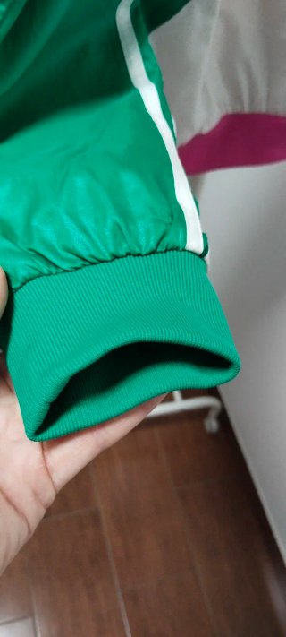 Chaqueta Adidas Verde y Rosa