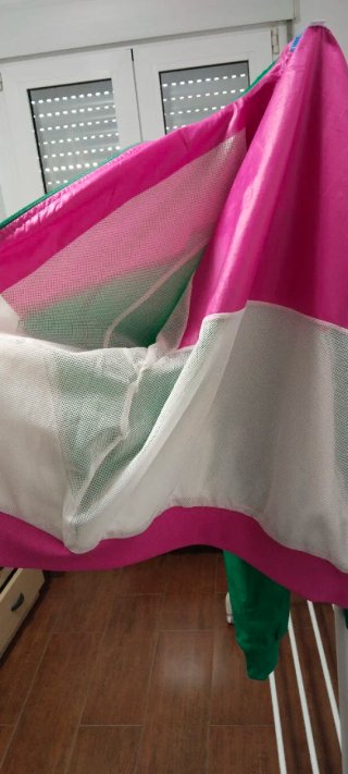 Chaqueta Adidas Verde y Rosa