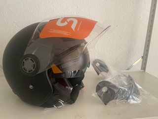 Casco Jet SKAP Negro Mate conGafa Solar Homologado