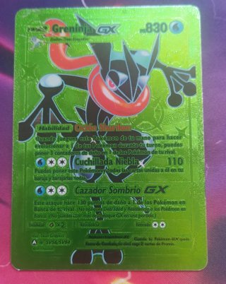 Lote Cartas Pokémon Especiales Exclusivas GX V