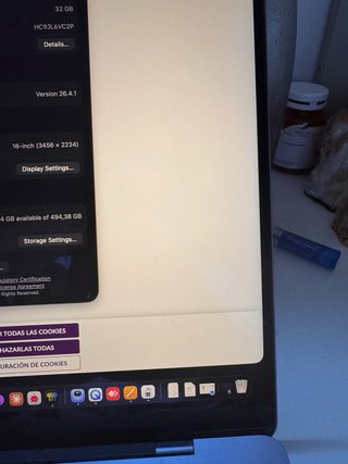 MacBook Pro 16 M1 Max 32GB RAM 512gb