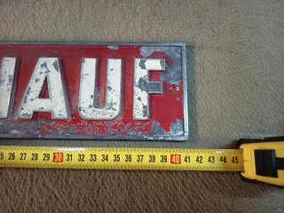 Placa Fruehauf Aluminio Fundido