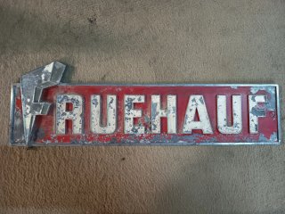 Placa Fruehauf Aluminio Fundido
