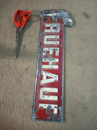 Placa Fruehauf Aluminio Fundido