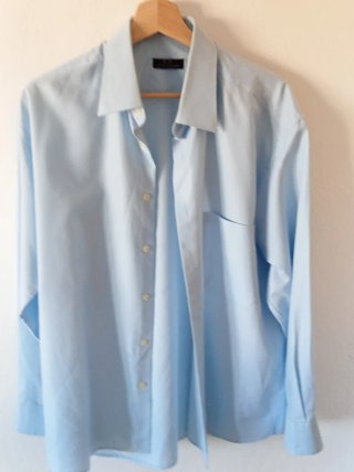 Camisa manga larga color marrón/naranja