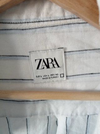 Camisa manga larga color marrón/naranja