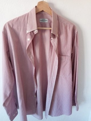 Camisa manga larga color marrón/naranja