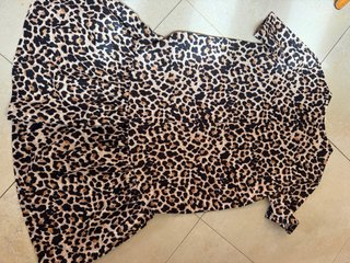 Vestido Zara Leopardo Talla M