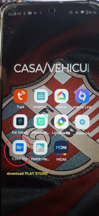 Cámara IP WiFi V360 Pro 1080P HD