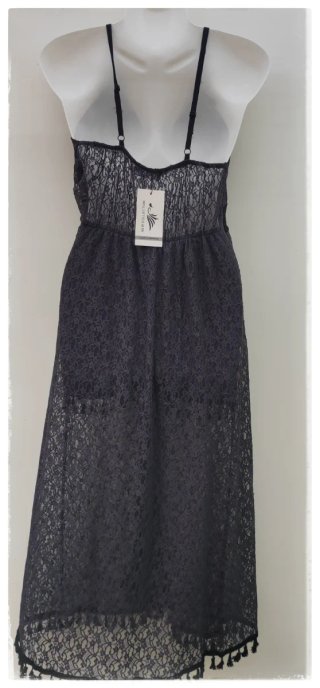 Vestido negro encaje Talla 40/42