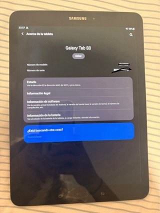 Tablet Samsung Negra