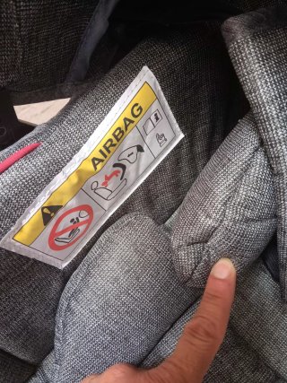 Silla de coche para bebé gris