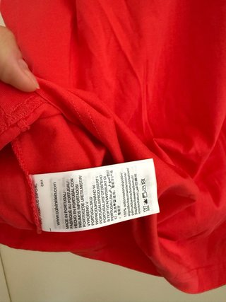 Camiseta Calvin Klein Roja Talla M