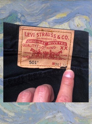 Levi's 501 Vintage Neri W36 L36
