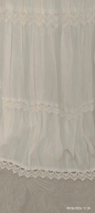 Vestido blanco estilo ibicenco