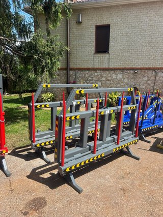 pincho porta rollos bolas de silo, heno, bolos