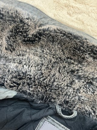 Giubbotto aviatore in pelle vintage da uomo grigio