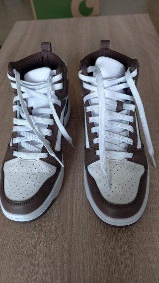 Zapatillas Puma Rebound Marrones y Blancas 40,5