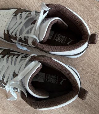 Zapatillas Puma Rebound Marrones y Blancas 40,5