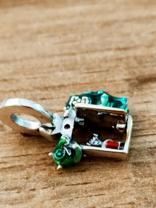 Colgante Charm Plata y Esmalte