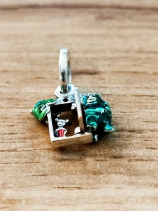 Colgante Charm Plata y Esmalte