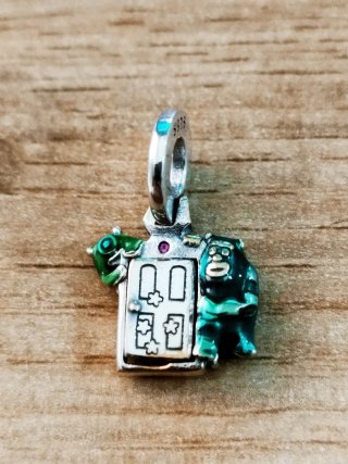 Colgante Charm Plata y Esmalte
