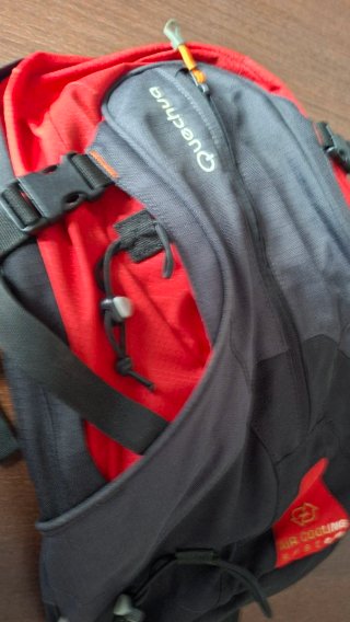 Mochila Quechua Forcaz Gris y Roja