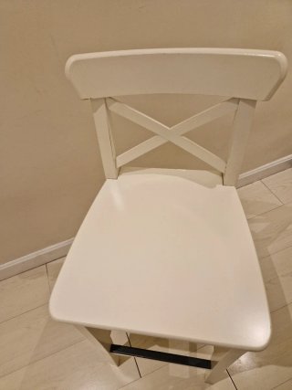 Taburete Alto Ikea Rosentorp Blanco
