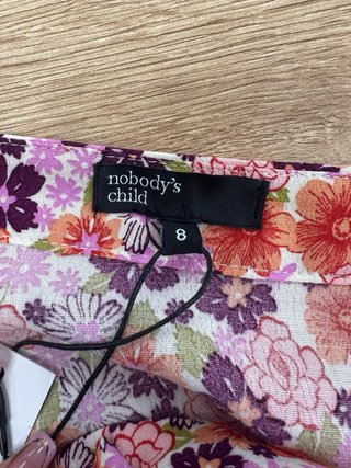 Falda larga estampada floral