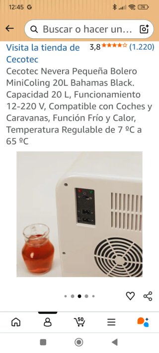 Cecotec Nevera Portátil 20L Frío/Calor