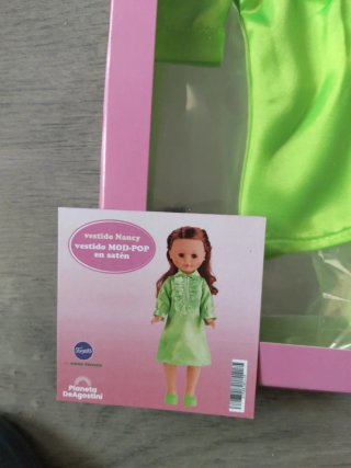 Nancy Colección Vestido Mod-Pop Satén
