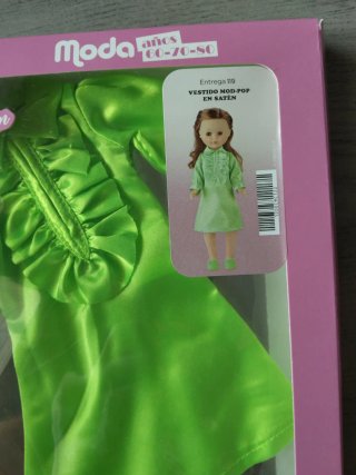 Nancy Colección Vestido Mod-Pop Satén
