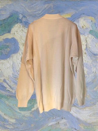 Cardigan bianco classioco Vintage Anni 80/90 Tg L