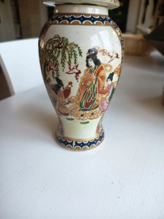 Jarrón Chino Decorativo