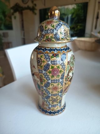 Jarrón Chino Decorativo