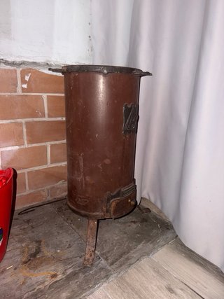 Estufa de leña Hergóm original