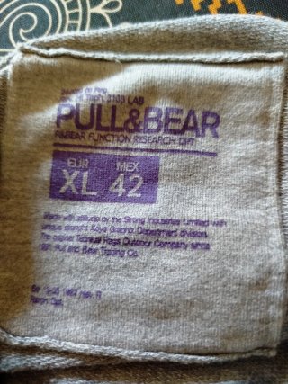 Sudadera Pull&Bear Gris con Capucha