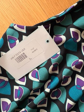 Vestido vaporoso cóctel mujer