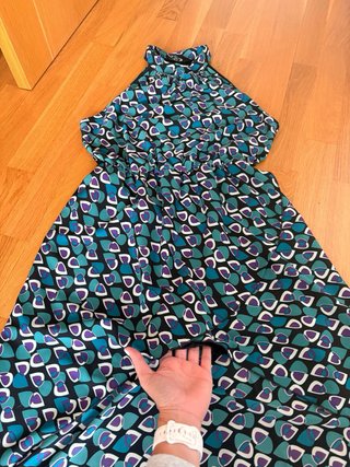 Vestido vaporoso cóctel mujer