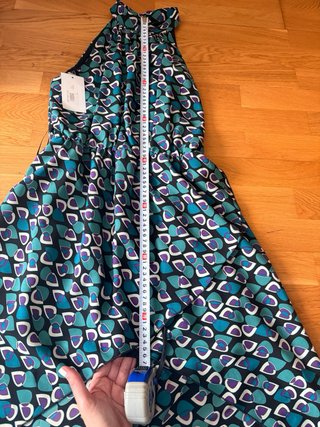 Vestido vaporoso cóctel mujer
