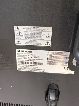 TV LG 32 Negra